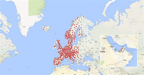tesla supercharger map europe
